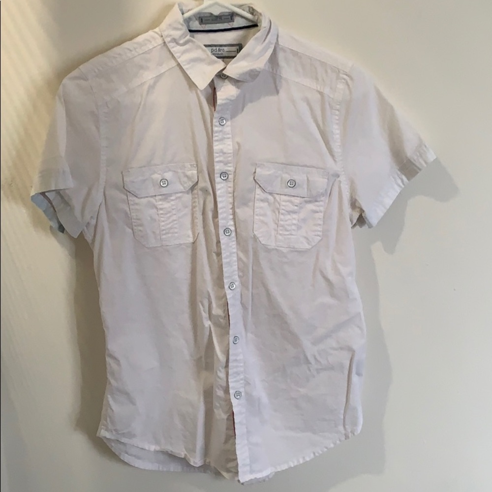 White button down